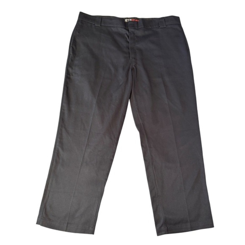 Dickies Mens Work‎ Slacks Black Pants 874 Original Fit Flex Straight Leg 44x30